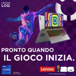 Notebook gaming Lenovo LOQ 15,6" AMD Ryzen 7 RTX 4050