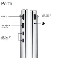 Notebook HP OmniBook 3 16-bu0010nlx con Intel Core 3 e display 2K