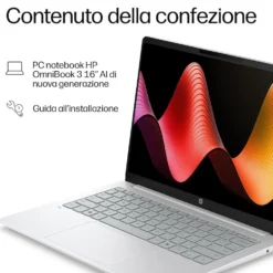 Notebook HP OmniBook 3 16-bu0010nlx con Intel Core 3 e display 2K