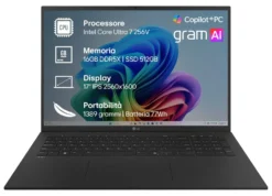 Notebook Lg 17Z90TL G AU75DN GRAM Obsidian black
