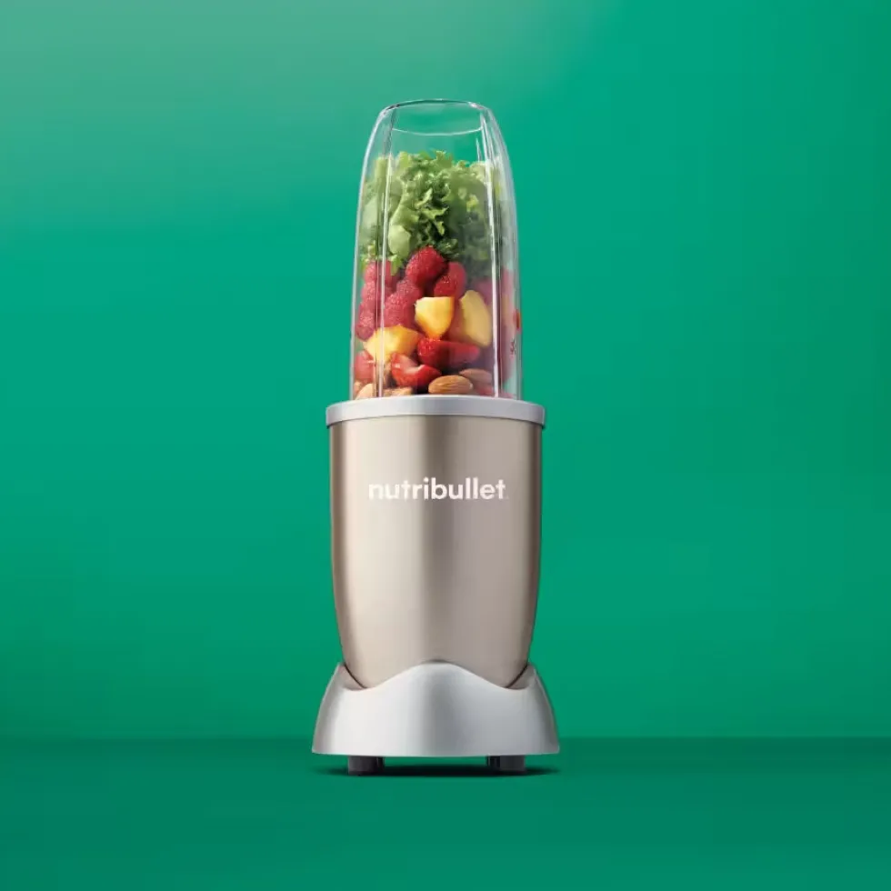 Nutribullet Pro 900 frullatore 900 W con 7 accessori champagne