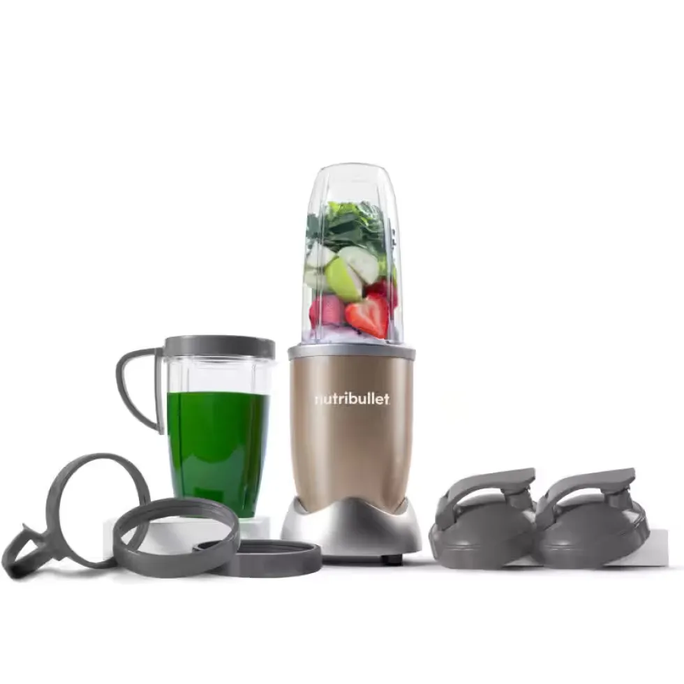 Nutribullet Pro 900 frullatore 900 W con 7 accessori champagne