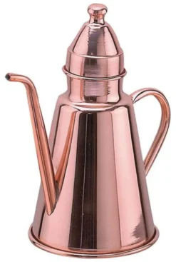 Oliera Agnelli COCU36021 Con coperchio e orlo salvagoccia Rame