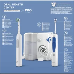 Oral B Spazzolino El. + Idropulsore Oxyjet 8800 Osc/Min 20.000 Puls/Min