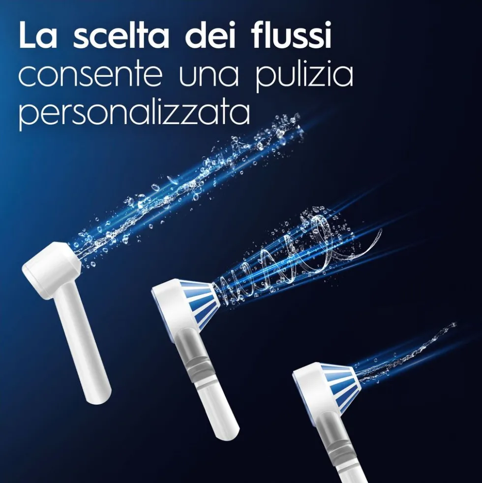 Oral B Spazzolino El. + Idropulsore Oxyjet 8800 Osc/Min 20.000 Puls/Min