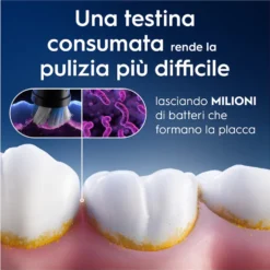Oral B testine di ricambio iO Gentle Care nere per gengive sensibili