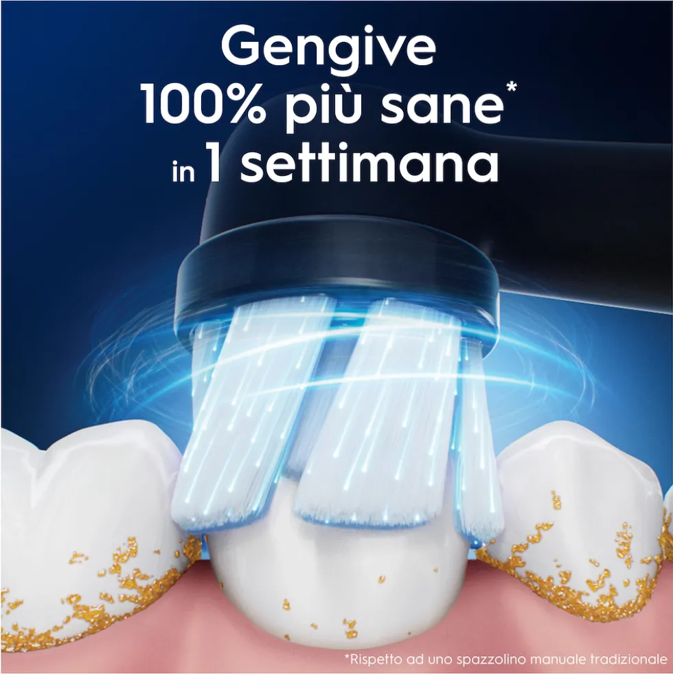 Oral B testine di ricambio iO Gentle Care nere per gengive sensibili