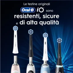 Oral B testine di ricambio iO Gentle Care nere per gengive sensibili