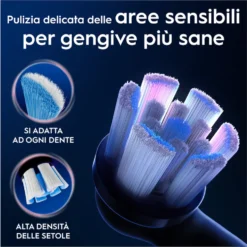 Oral B testine di ricambio iO Gentle Care nere per gengive sensibili