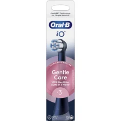 Oral-B testine iO Gentle Care nere per gengive sensibili, 3 pezzi