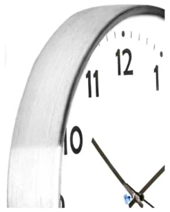 Orologio da parete Lowell 14968B JUSTAMINUTE Bianco