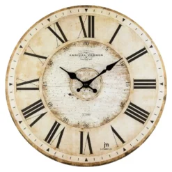 Orologio da parete Lowell 21456 JUSTAMINUTE Legno anticato