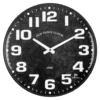 Orologio da parete Lowell 21562 JUSTAMINUTE Old Town Nero