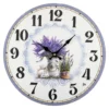 Orologio da parete Lowell 21566 JUSTAMINUTE Lavanda Multicolor