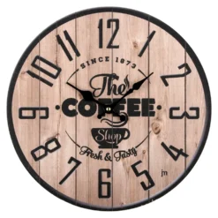 Orologio da parete Lowell 21568 JUSTAMINUTE The Cofee Shop Multicolor