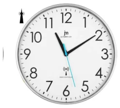 Orologio da parete Lowell 00917RCS JUSTAMINUTE radio controllato Silve