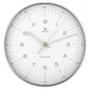 Orologio da parete Lowell 14967S JUSTAMINUTE Silver
