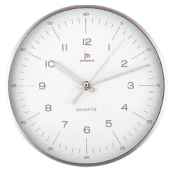 Orologio da parete Lowell 14967S JUSTAMINUTE Silver