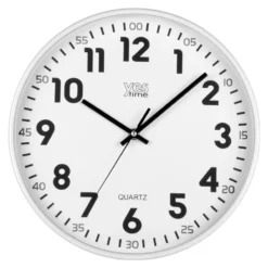 Orologio da parete Lowell 00720YB YES TIME Bianco