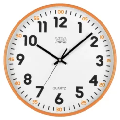 Orologio da parete Lowell 00720YO YES TIME Arancio