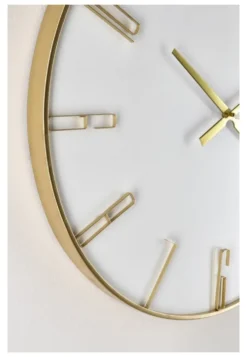 Orologio da parete Yes Everyday 0182474 PIERRE Bianco e Oro
