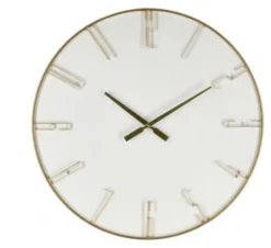 Orologio da parete Yes Everyday 0182474 PIERRE Bianco e Oro