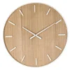 Orologio da parete Yes Everyday 0182472 JANVIER Naturale e Bianco