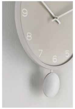 Orologio da parete Yes Everyday 0185551 BAYRON con pendolo Tortora