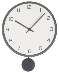 Orologio da parete Yes Everyday 0185550 BAYRON con pendolo Grigio