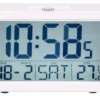 Orologio Sveglia Con Termometro Grande Display Trevi Sld 3P60 Bianco