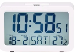 Orologio Sveglia Con Termometro Grande Display Trevi Sld 3P60 Bianco