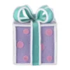 Pacco regalo in poliresina 16 x 16 x h 21 cm - Decor