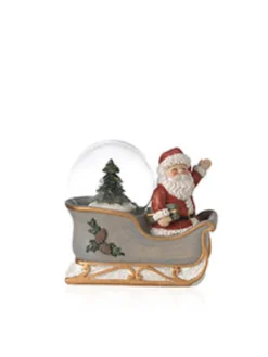 Palla di neve in poliresina 11,5 x 6 x h 10,5cm - Decor