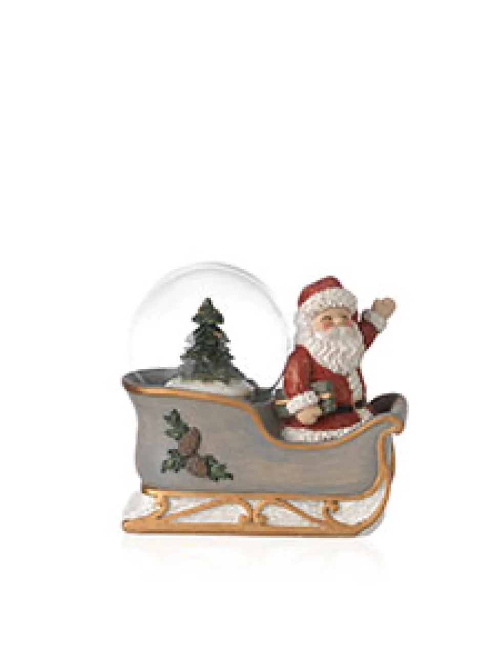 Palla di neve in poliresina 11,5 x 6 x h 10,5cm - Decor