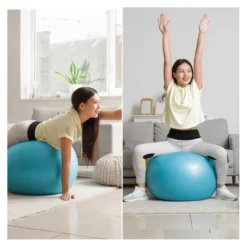 Palla fitness Cecotec 07131 DRUMFIT con pompa gonfiaggio Azzurro