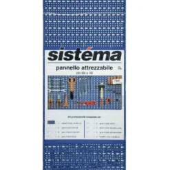 Pannello porta attrezzi Bizzotto Scaffalature 054AKIT preforato Blu Ra