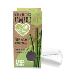 Panno bamboo multiuso 2 pezzi 38x38 cm