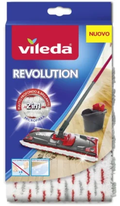 Panno pavimento Vileda 179630 REVOLUTION Ricambio 2 in 1