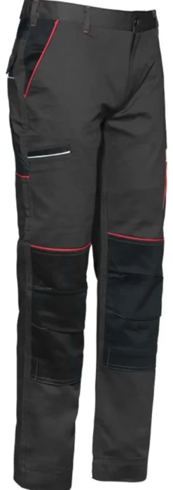Pantaloni lavoro Issaline 9030B081L STRETCH LINE Boom Antracite e Nero
