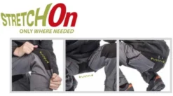 Pantaloni lavoro Issaline 8738080L STRETCH ON Grigio e Antracite