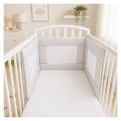 Paracolpi lettino Baby Idea AIRSG 3D AIR MESH Stella grigio