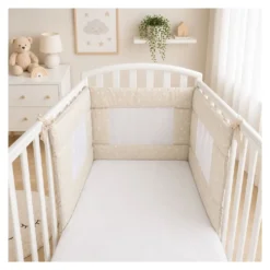 Paracolpi lettino Baby Idea AIRSB 3D AIR MESH Stella beige