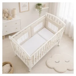 Paracolpi lettino Baby Idea AIRSB 3D AIR MESH Stella beige
