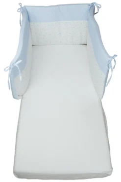 Paracolpi lettino Baby Idea P 260AZ 3 lati Stelle azzurro