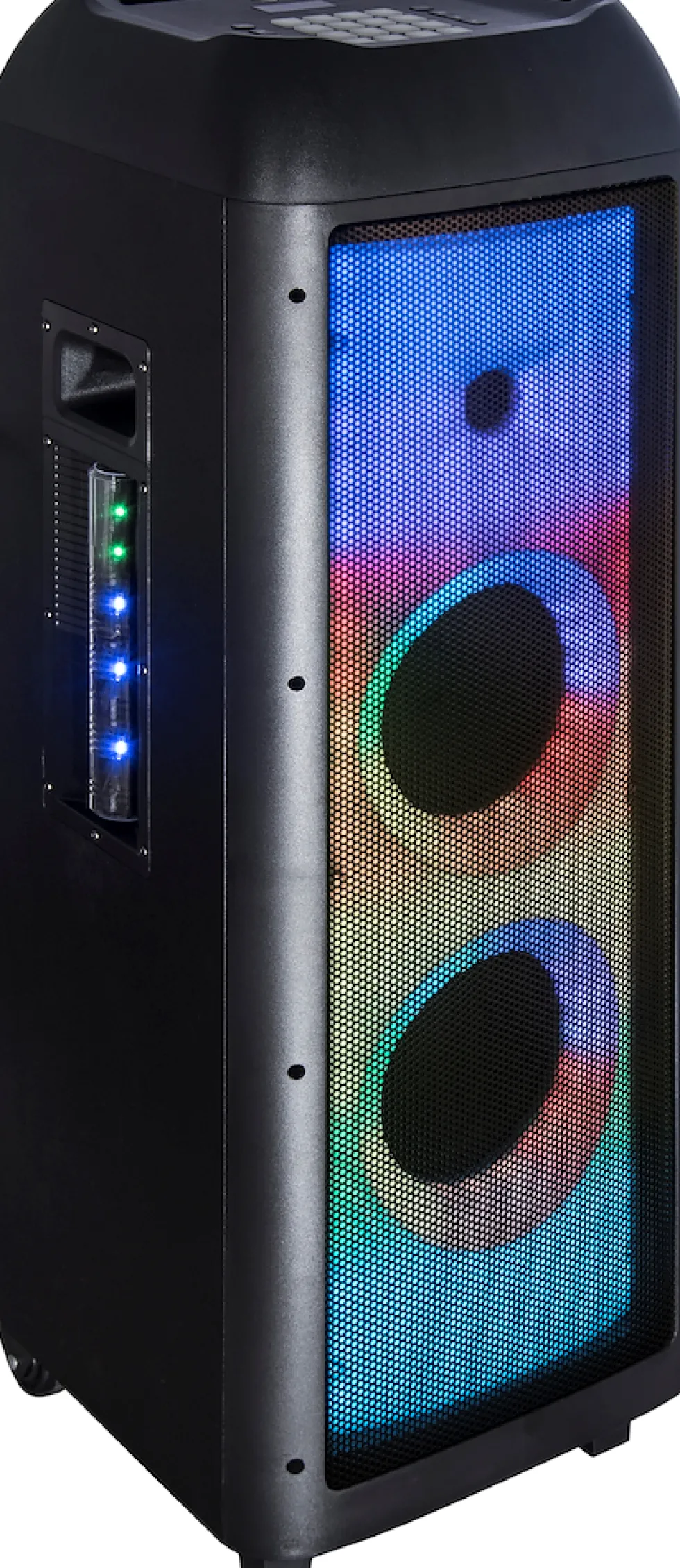 Party speaker trolley Majestic FLAME T360 BK con giochi di luce e DJ pad