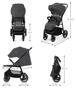 Passeggino 4 ruote Kinderkraft KSTRIG03GRY0000 TRIG 3 Granite grey