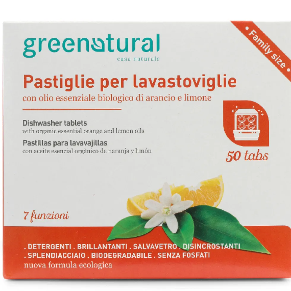 Pastiglie lavastoviglie GreenTabs 50 pezzi