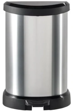Pattumiera Curver K169795KD88KK DECO BIN Silver