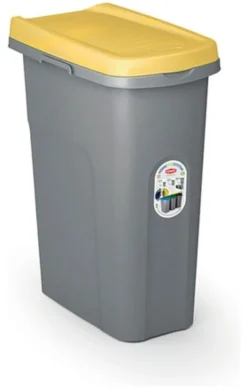 Pattumiera differenziata Stefanplast 70740 HOME ECO SYSTEM Giallo