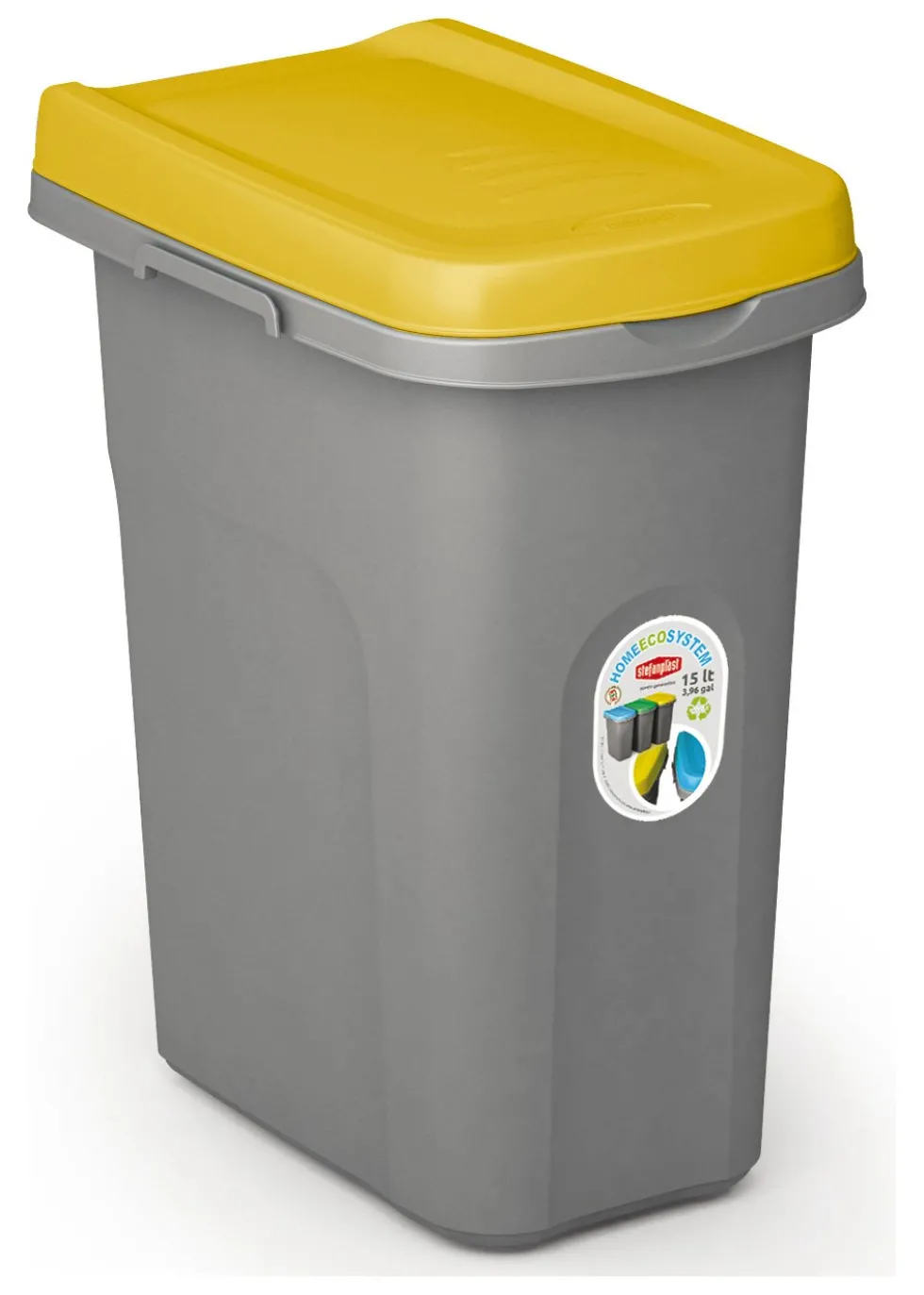 Pattumiera differenziata Stefanplast 70700 HOME BIN SYSTEM Giallo